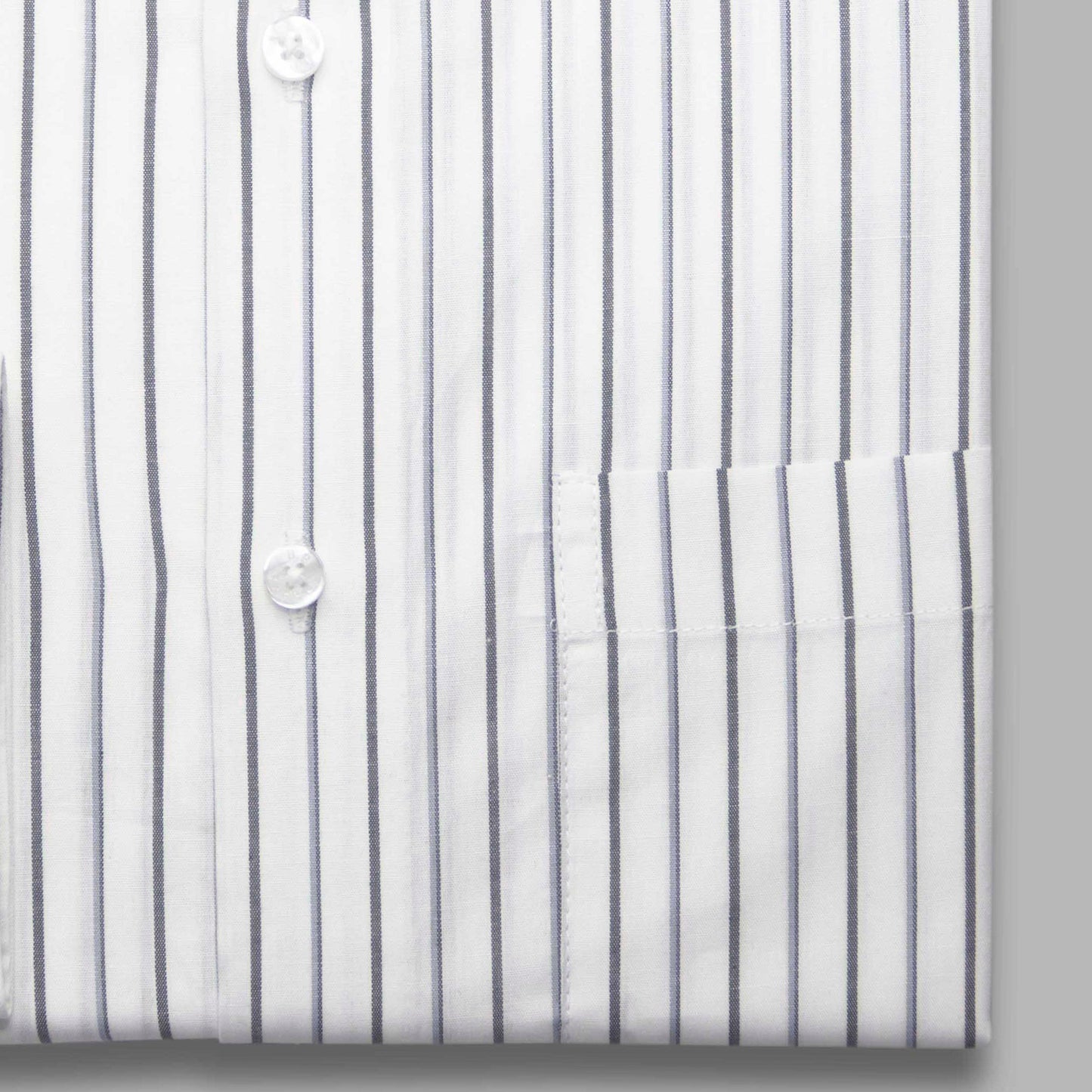 WHITE & BLACK Stripe Classic Shirt - LATEST