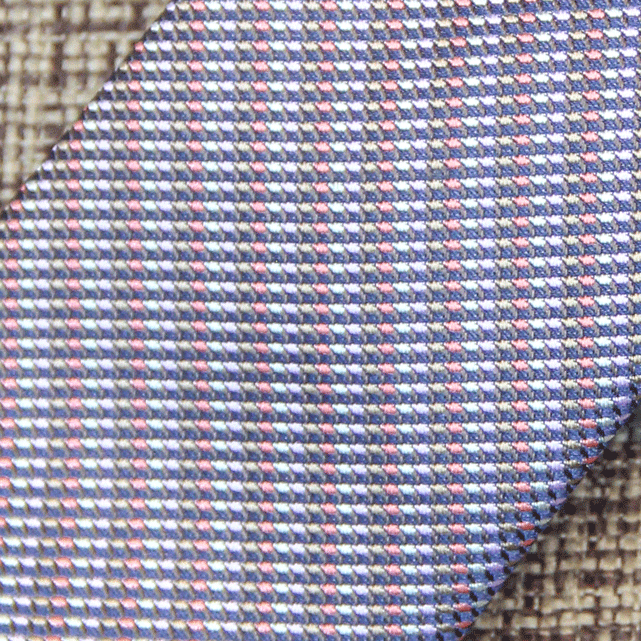 Lavender Blue and Rose Woven Silk Tie