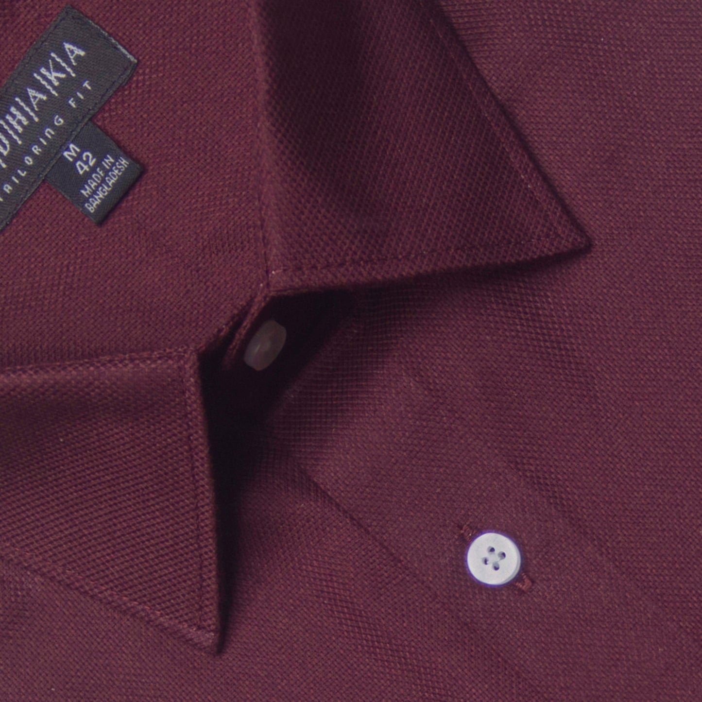 R. Wine Supreme Dobby Shirt - Exclusive (Product Code: 14672)