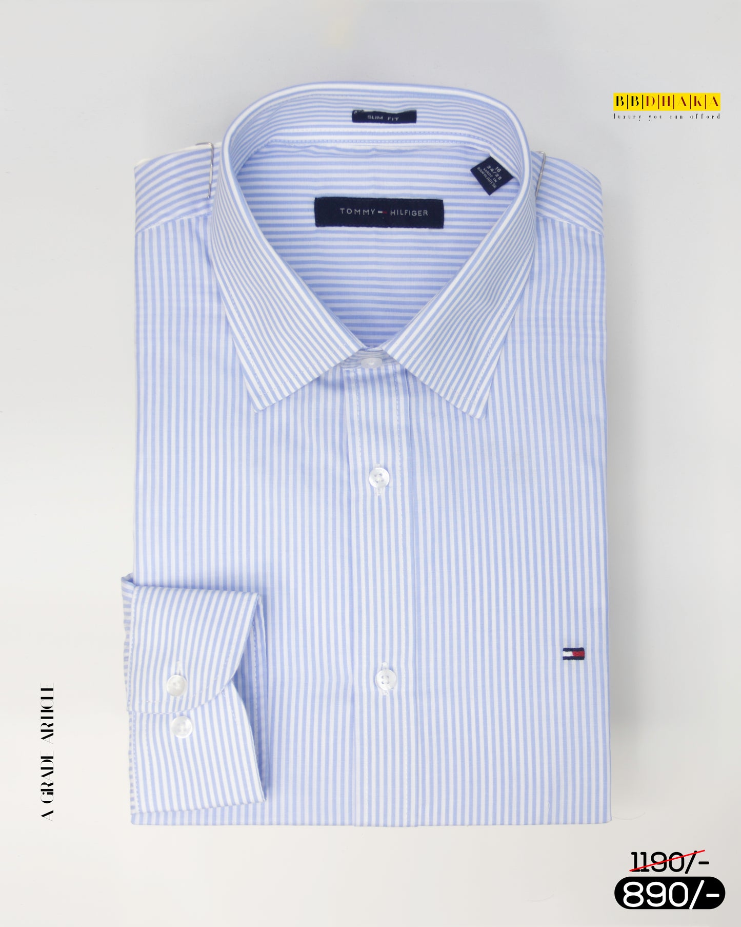 Sky Blue & White Stripes TH
