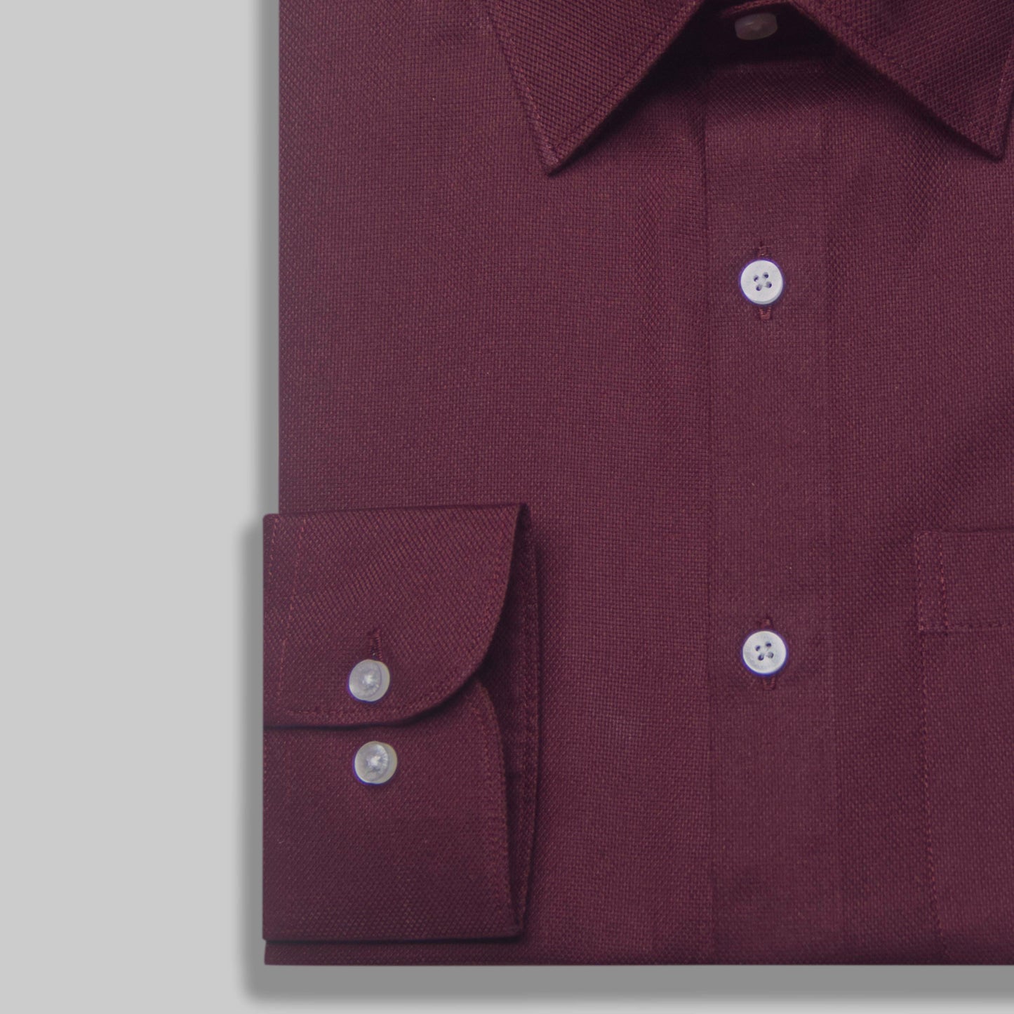 R. Wine Supreme Dobby Shirt - Exclusive (Product Code: 14672)