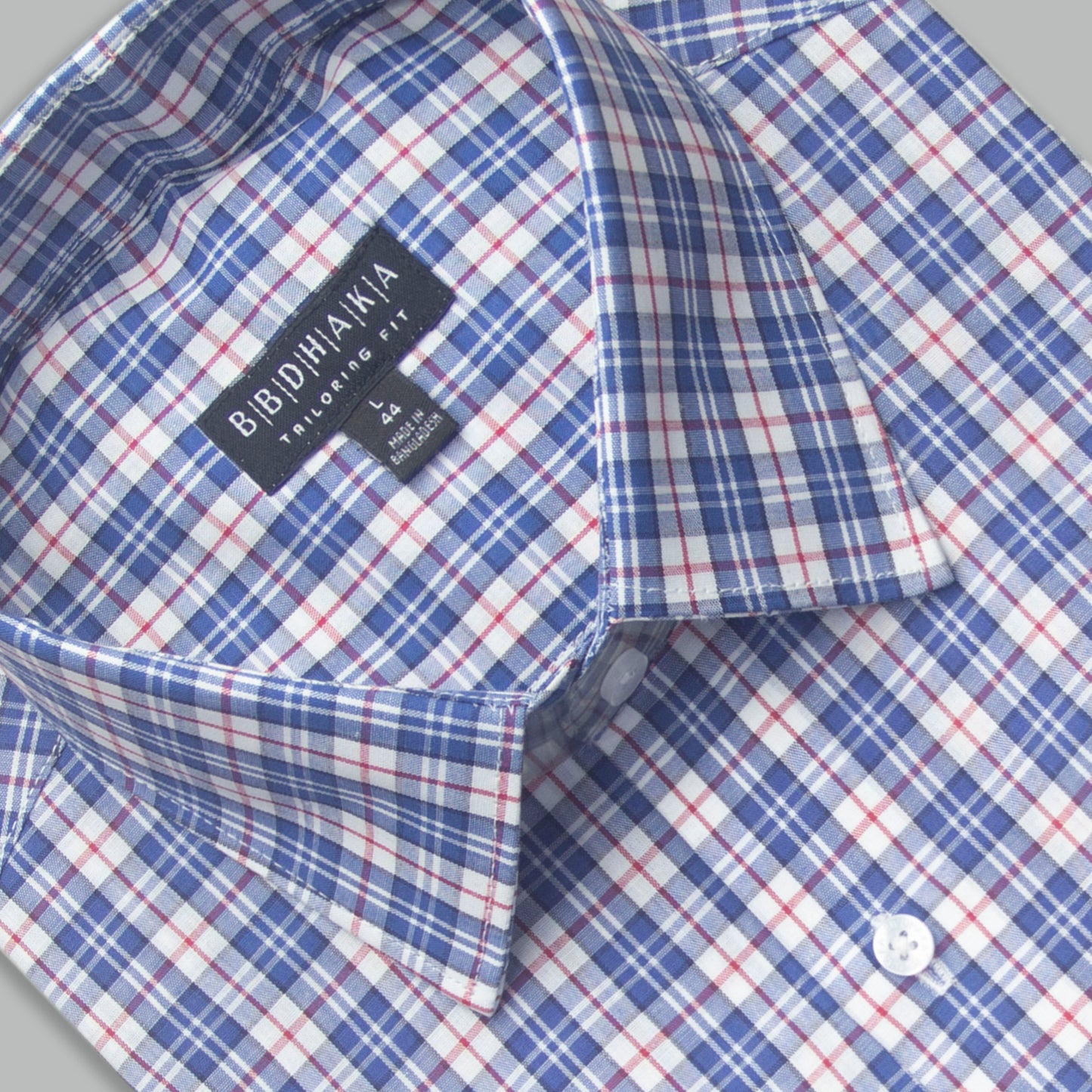 Navy Red Plaid Check Shirt - Top Selling