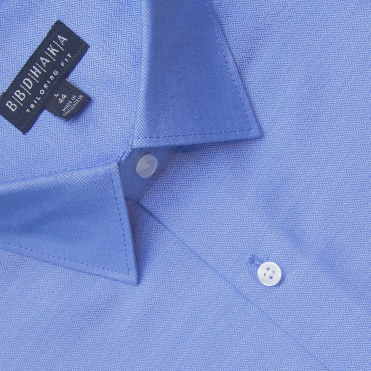 R. Blue Supreme Herringbone Shirt - Exclusive (Product Code: 14671)