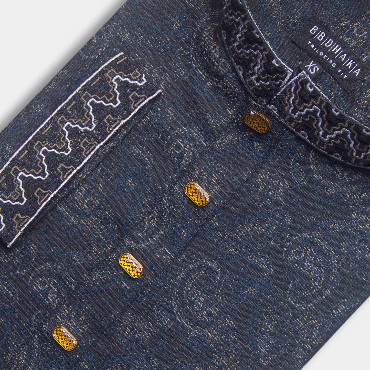 BLACK ASH PATTERN JACQUARD PANJABI - TOP SELLING