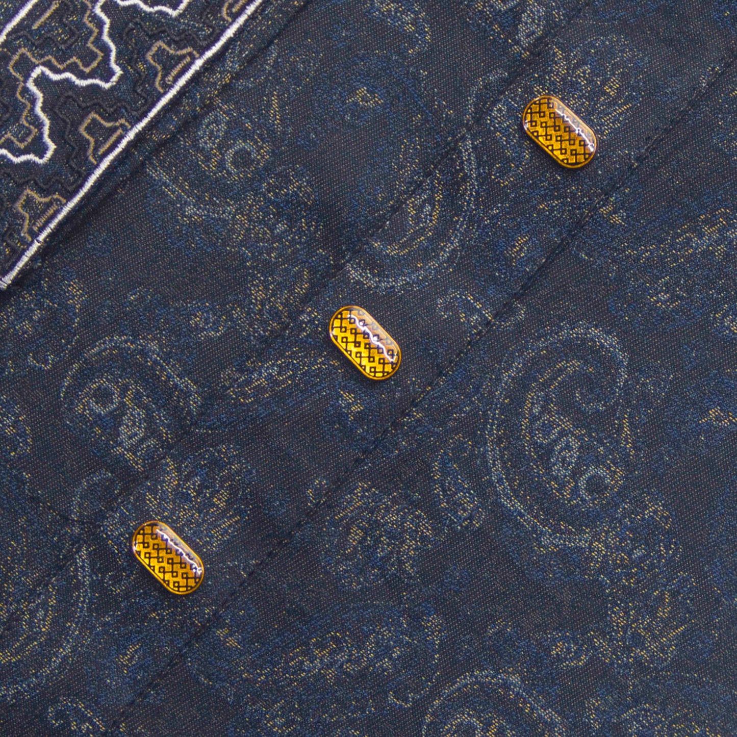BLACK ASH PATTERN JACQUARD PANJABI - TOP SELLING