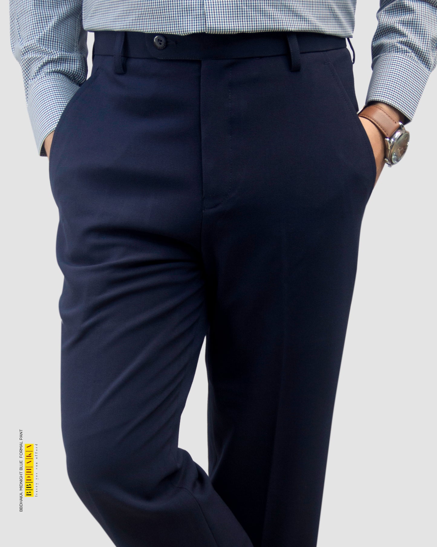 MIDNIGHT BLUE Formal Pant (Breathable Cotton)