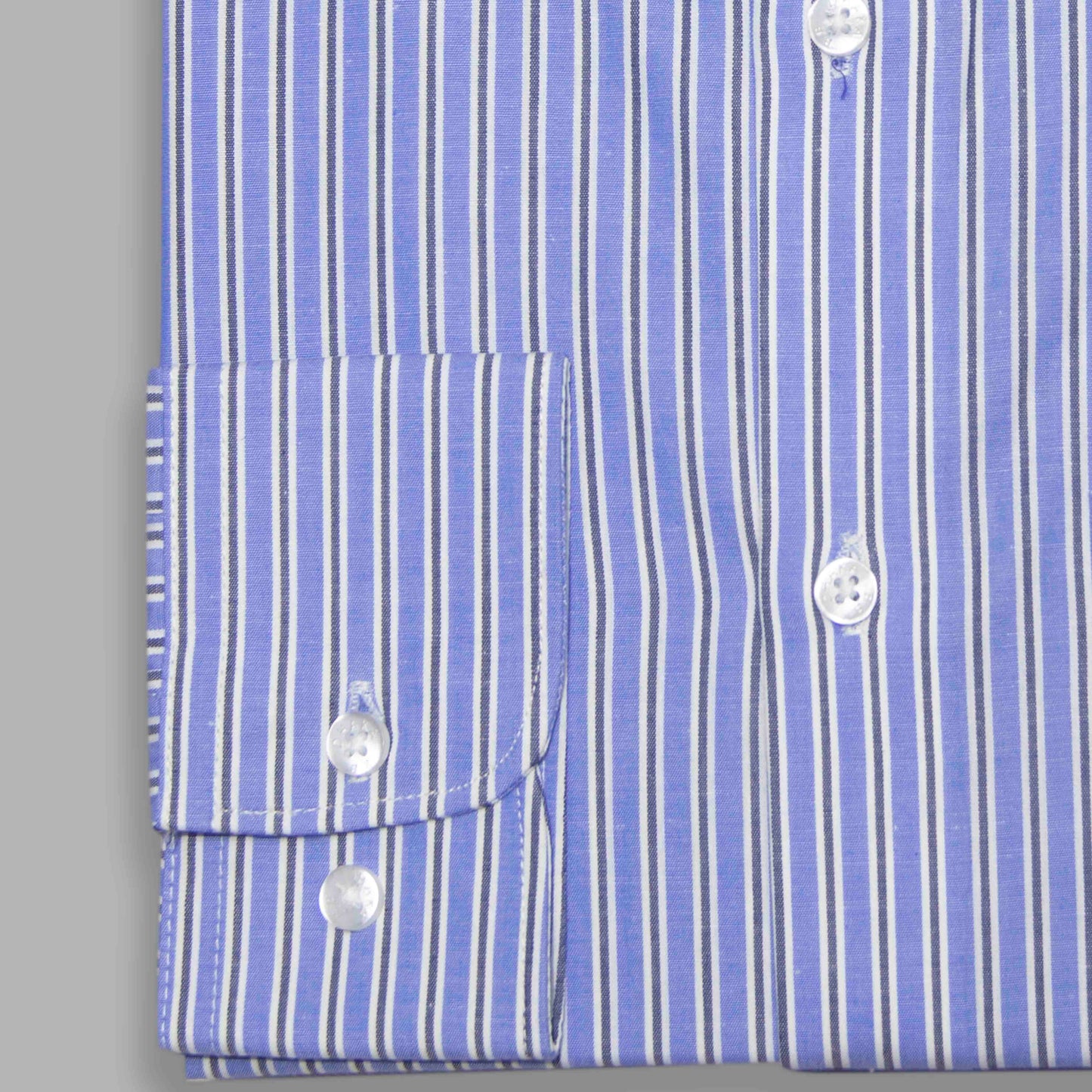 Sky Blue Classic Stripe Shirt Eid 2025 - Top Selling