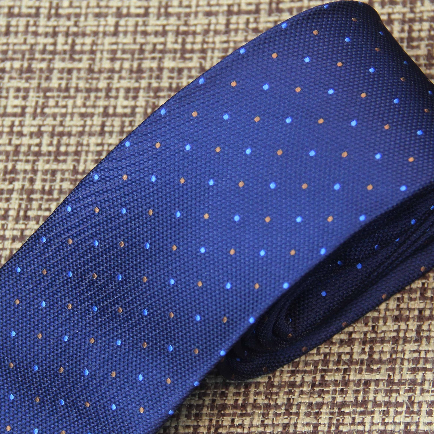 Navy Multiple Ball Print Tie