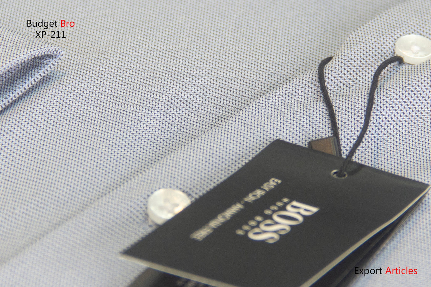Sky Grey Fancy Cotton Business Shirt (Export)