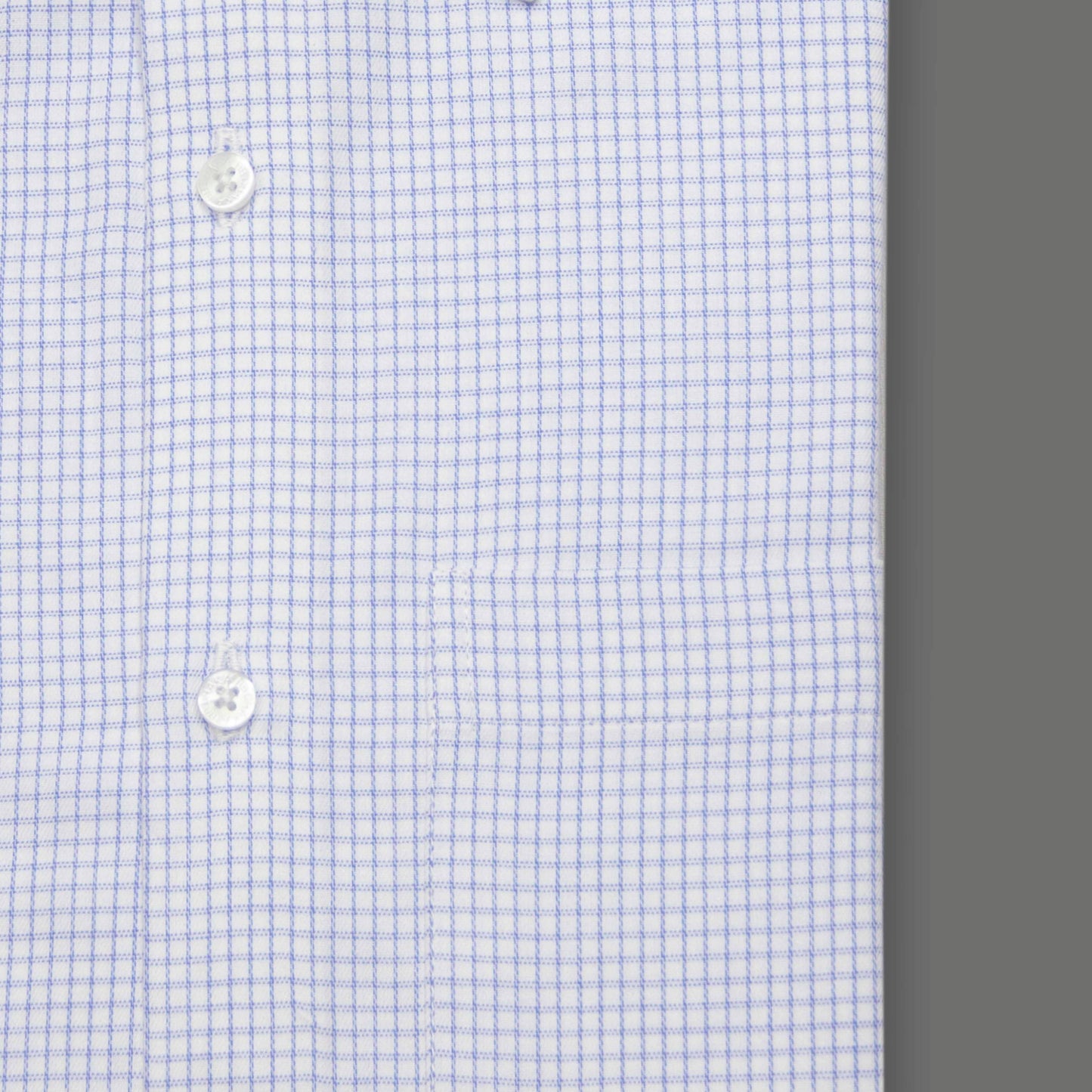 White Cotton Graph Check Shirt - New Article