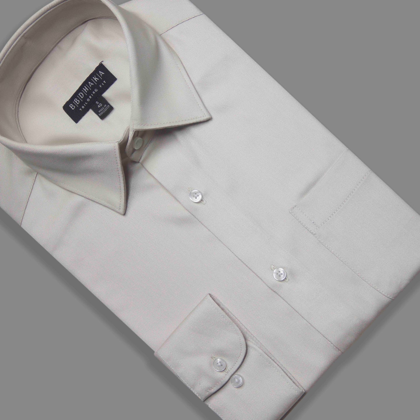 Light Beige Tan Formal Shirt - New Article
