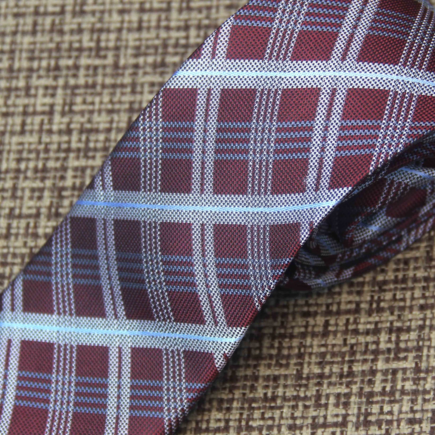 Coffee Burgundy Tie
