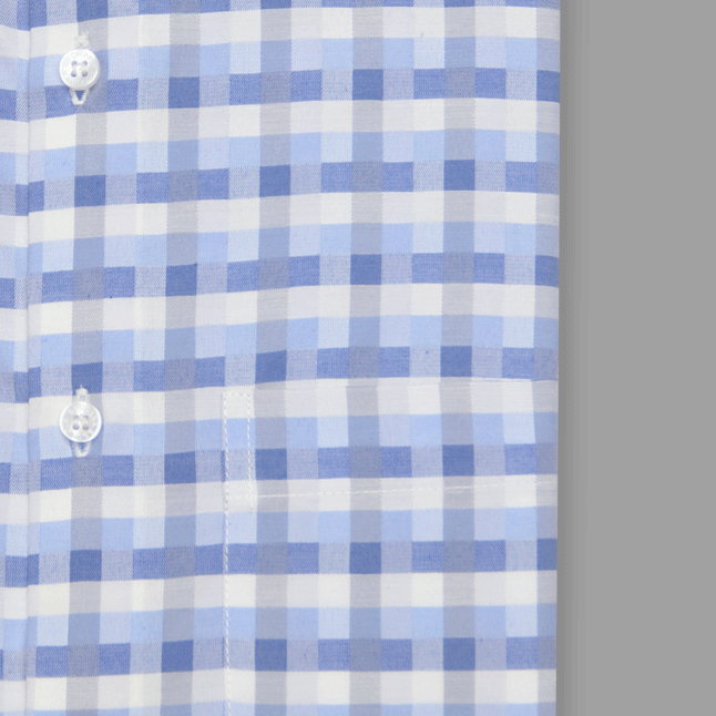 Blue Check Box Full Sleeve Shirt - Product Code: 2026069 (New Arrival)