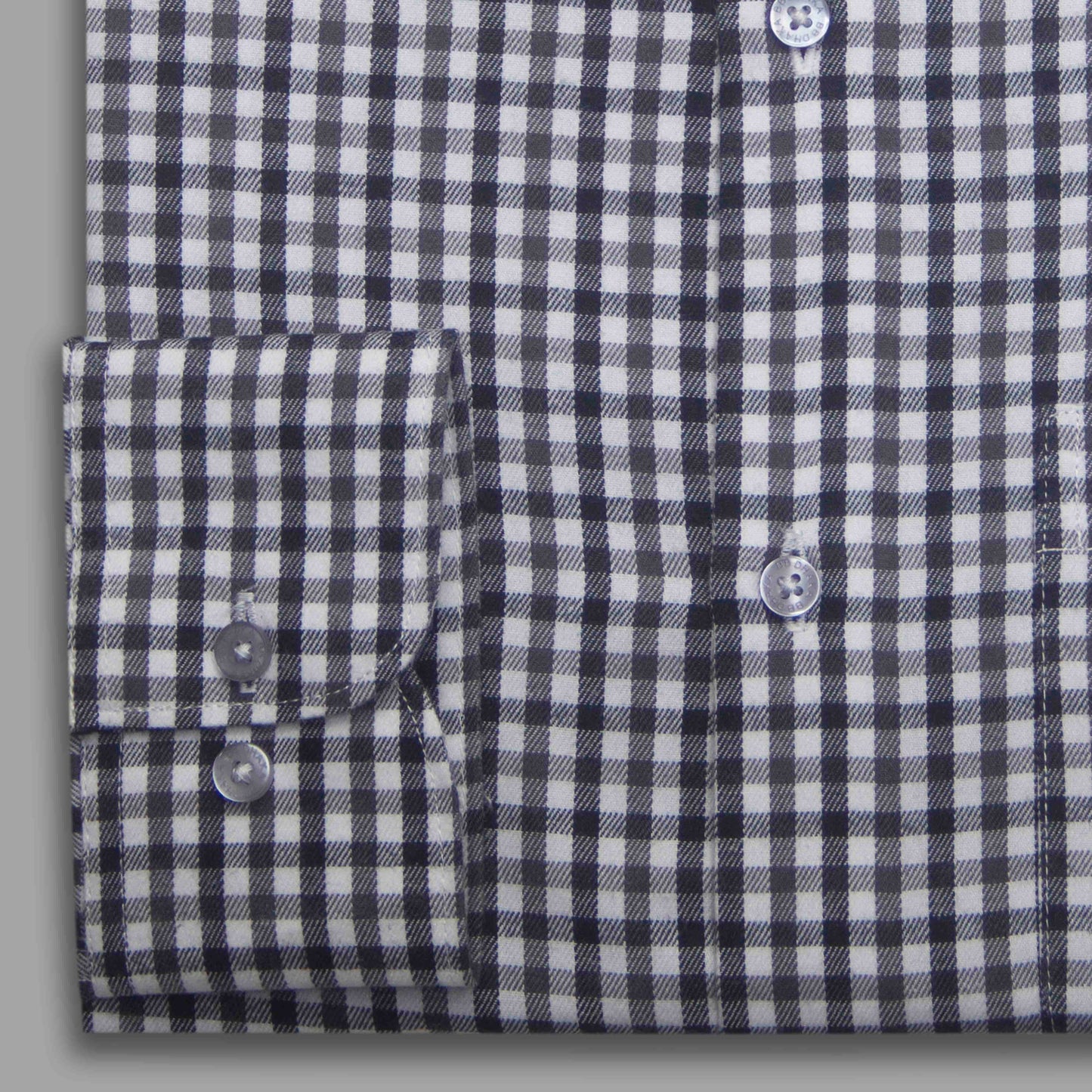 Black Check Box Formal Shirt - New Article