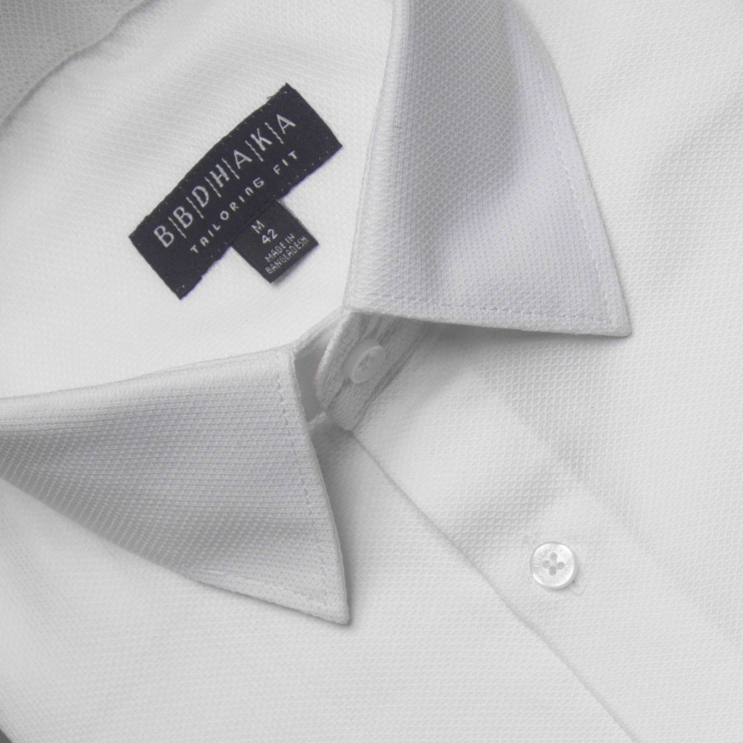 Snow White Fancy Dobby Formal Shirt - New Article