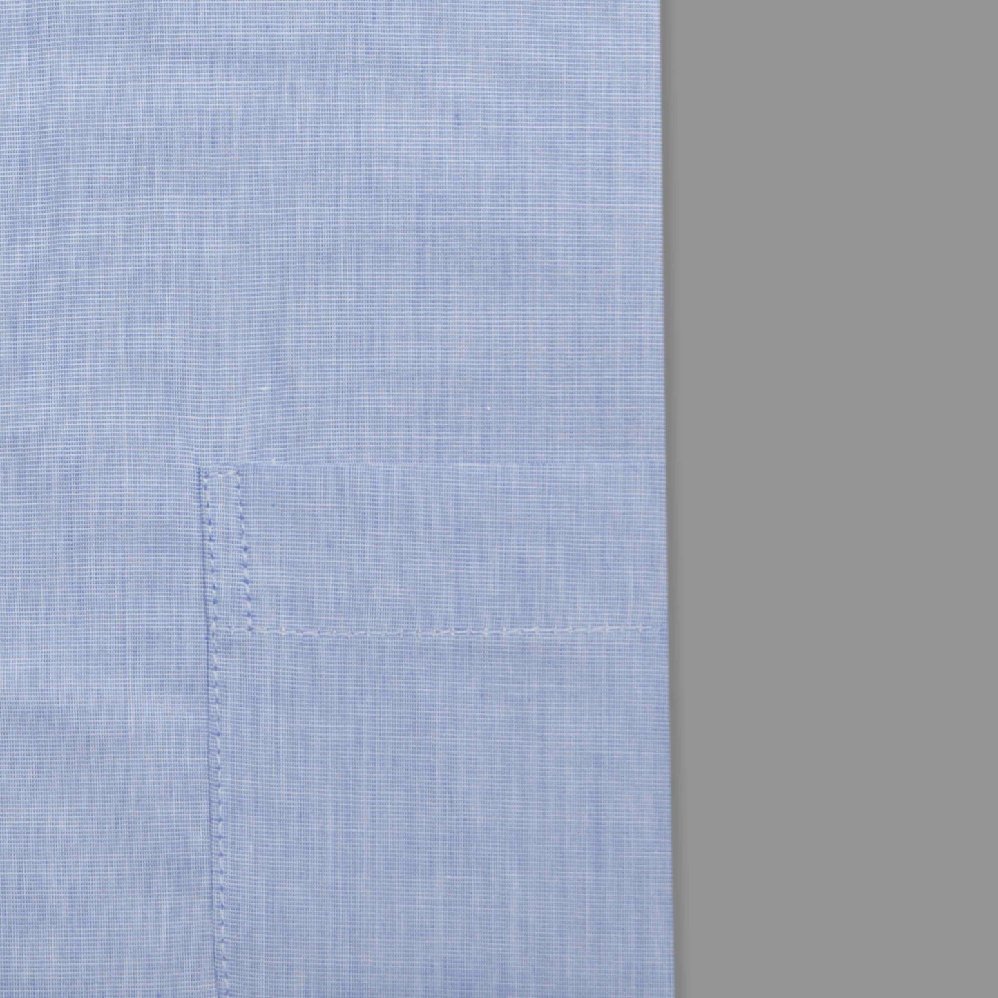 Light Sky Blue Structured Cotton Blend Shirt - New Article