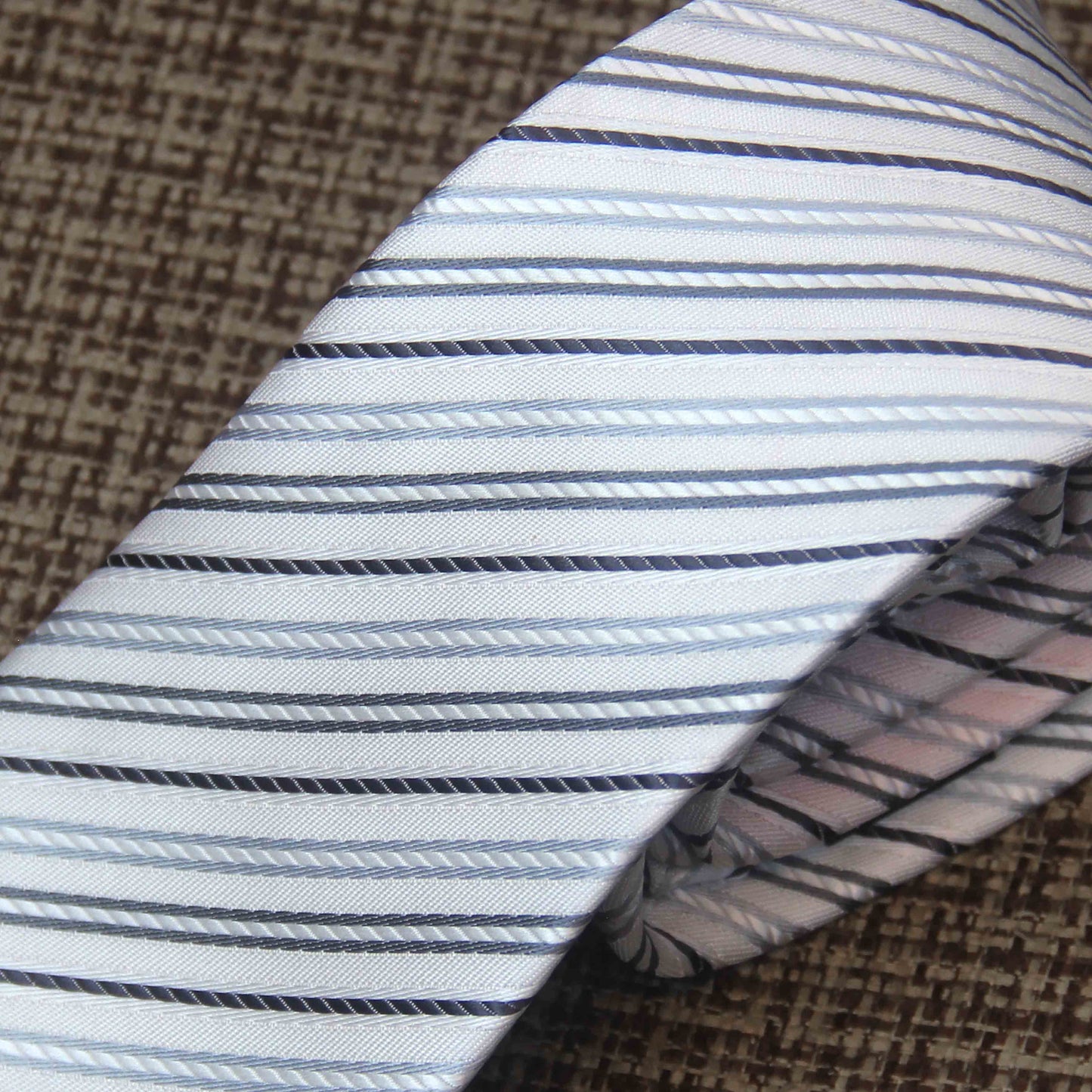 White Bar Tie