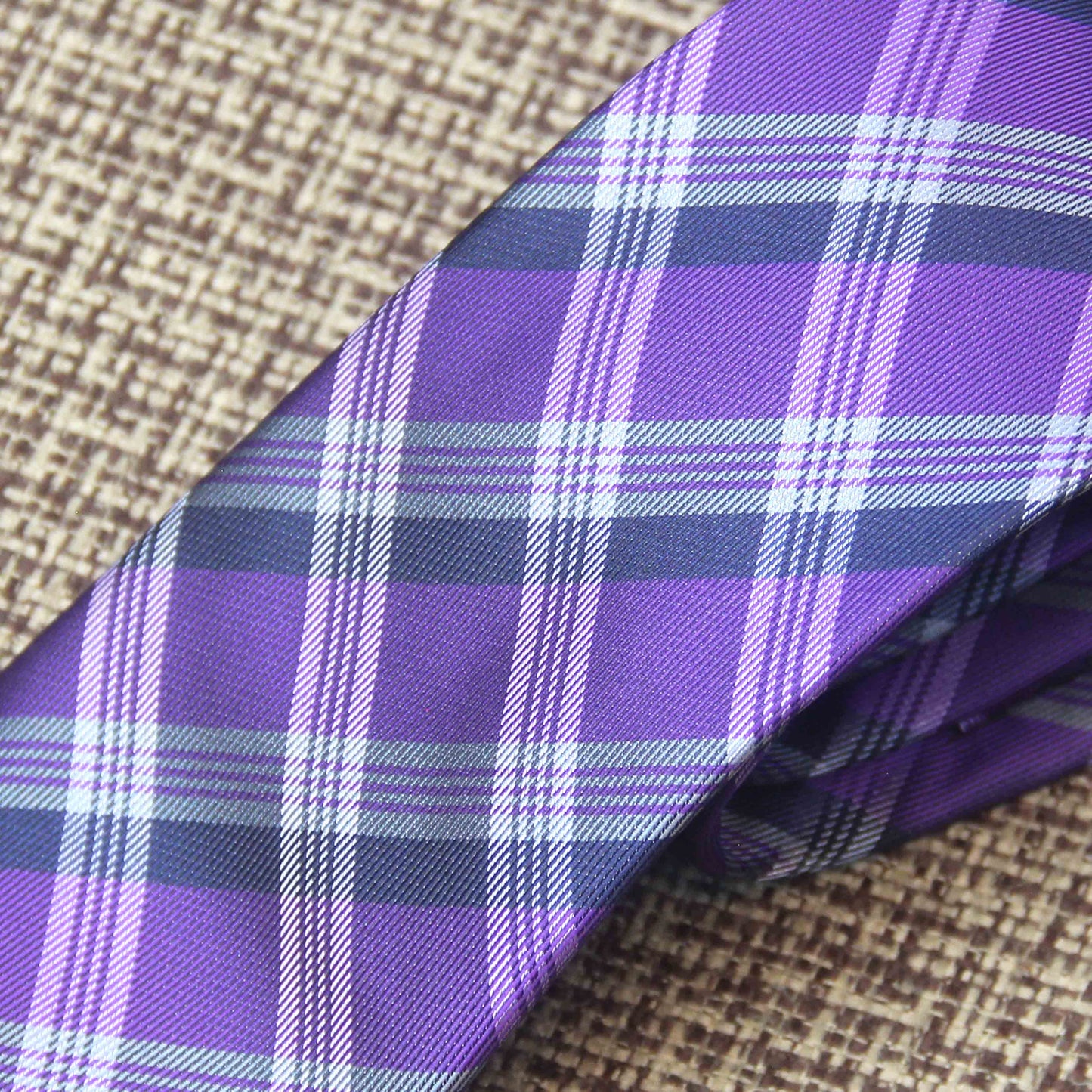 Purple Burgundy Tie
