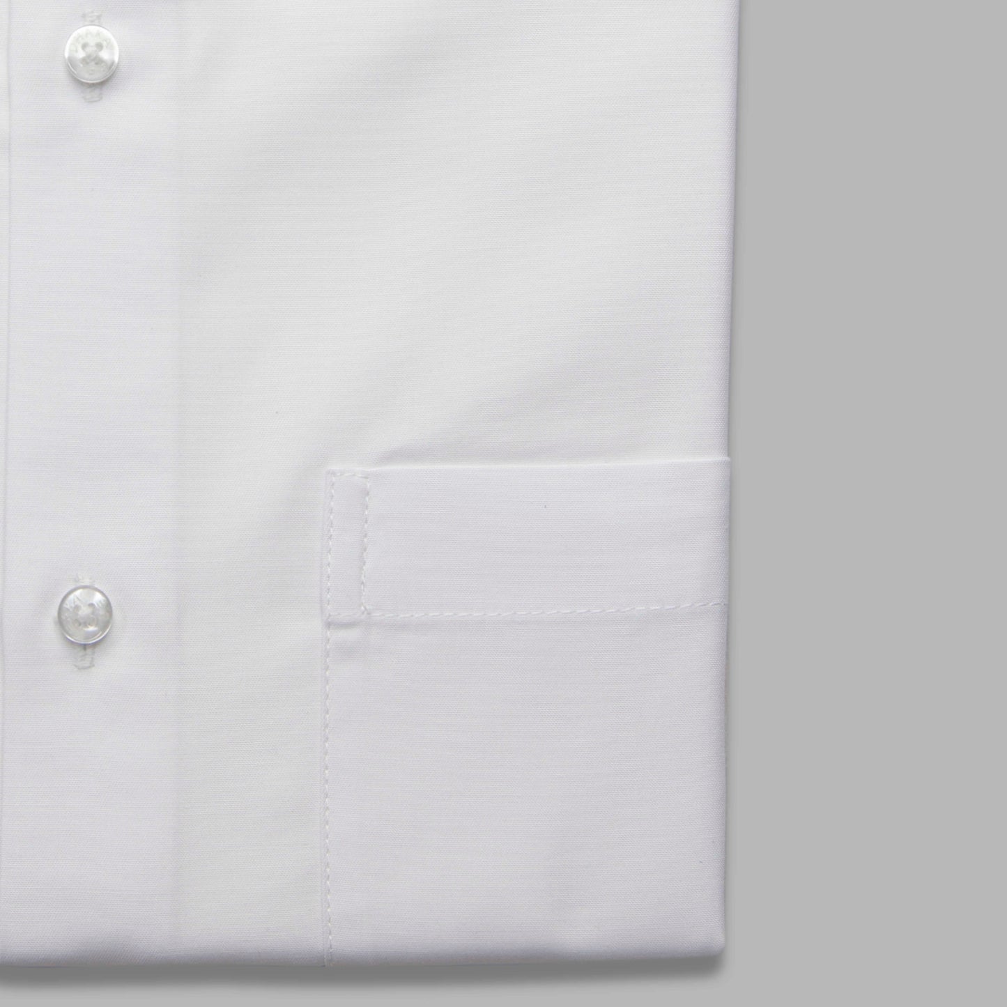 Classic White Solid Cotton Shirt 2025 - Latest Arrival