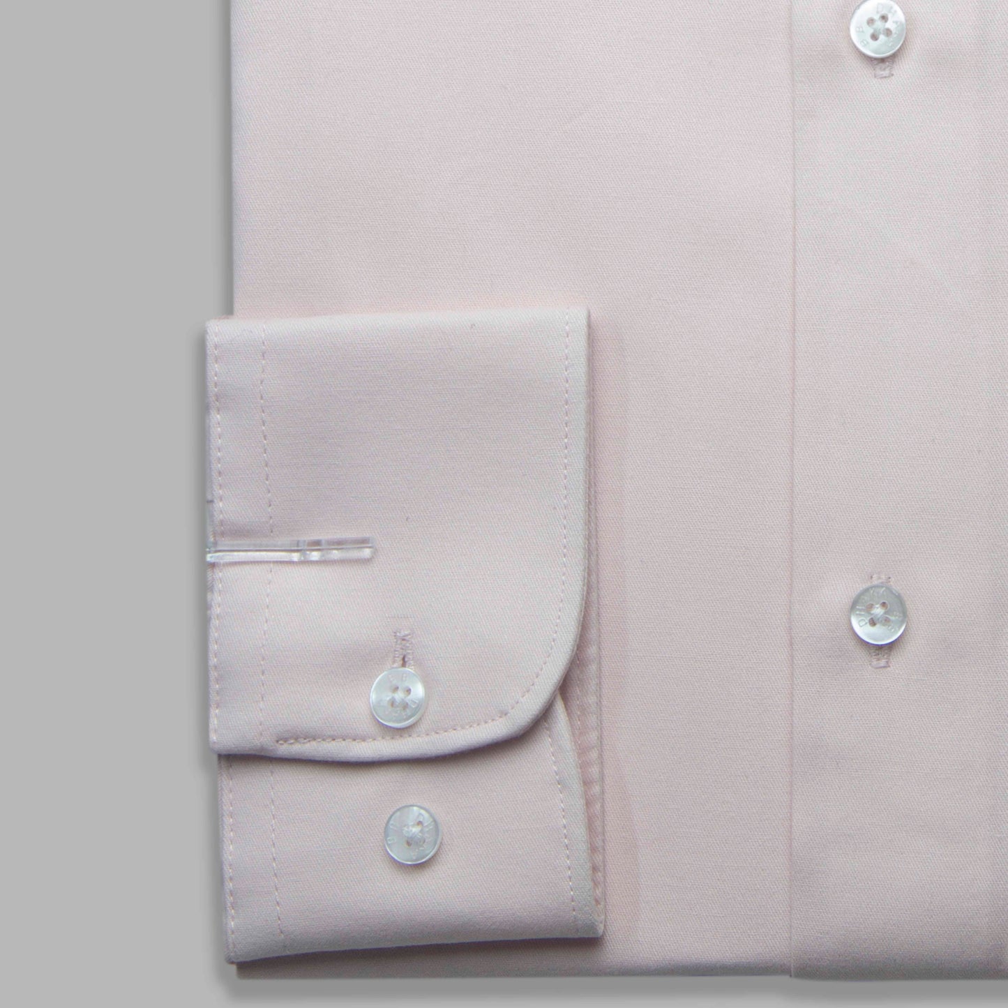 Light Pink Blue Solid Cotton Shirt 2025 - Latest