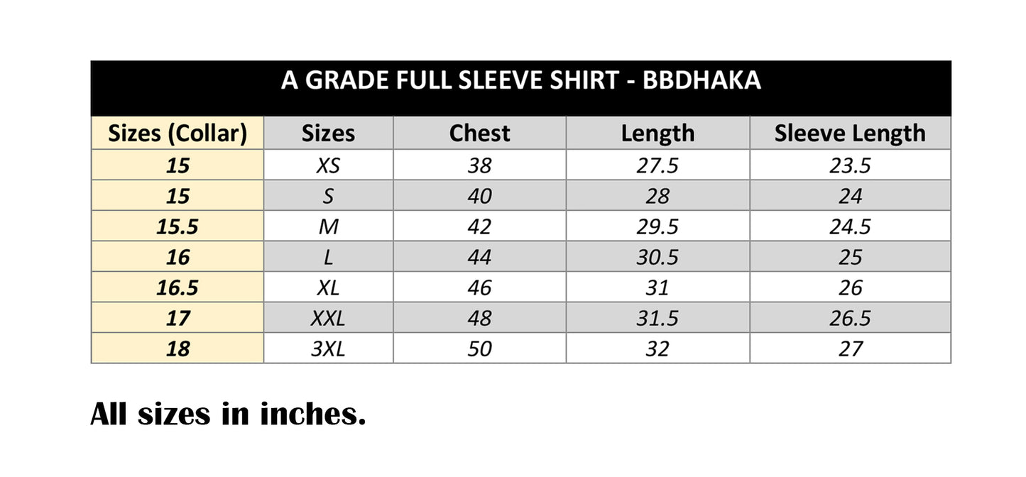 White Collar Cuff Formal Shirt : Sky & White Stripe - Product Code: 15003