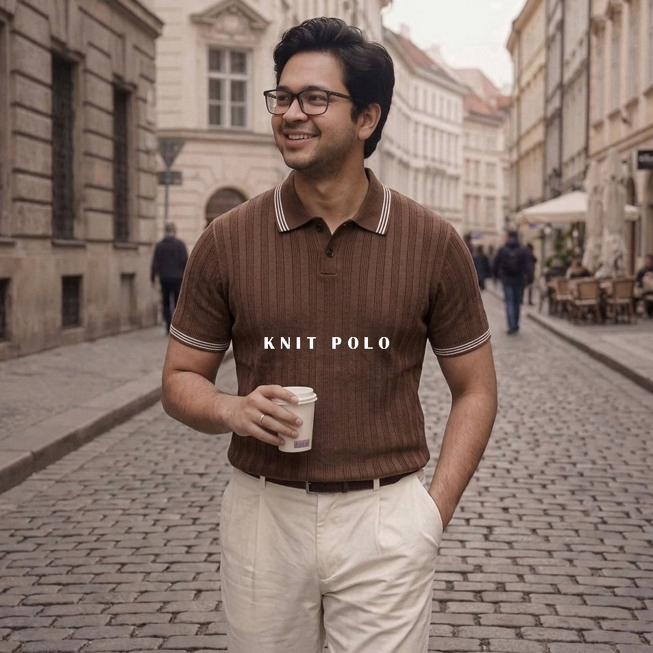 KNIT POLO