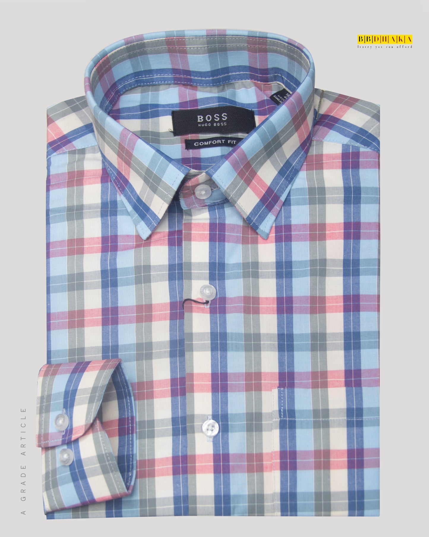 Madras Multi Color Full Sleeve Check Shirt