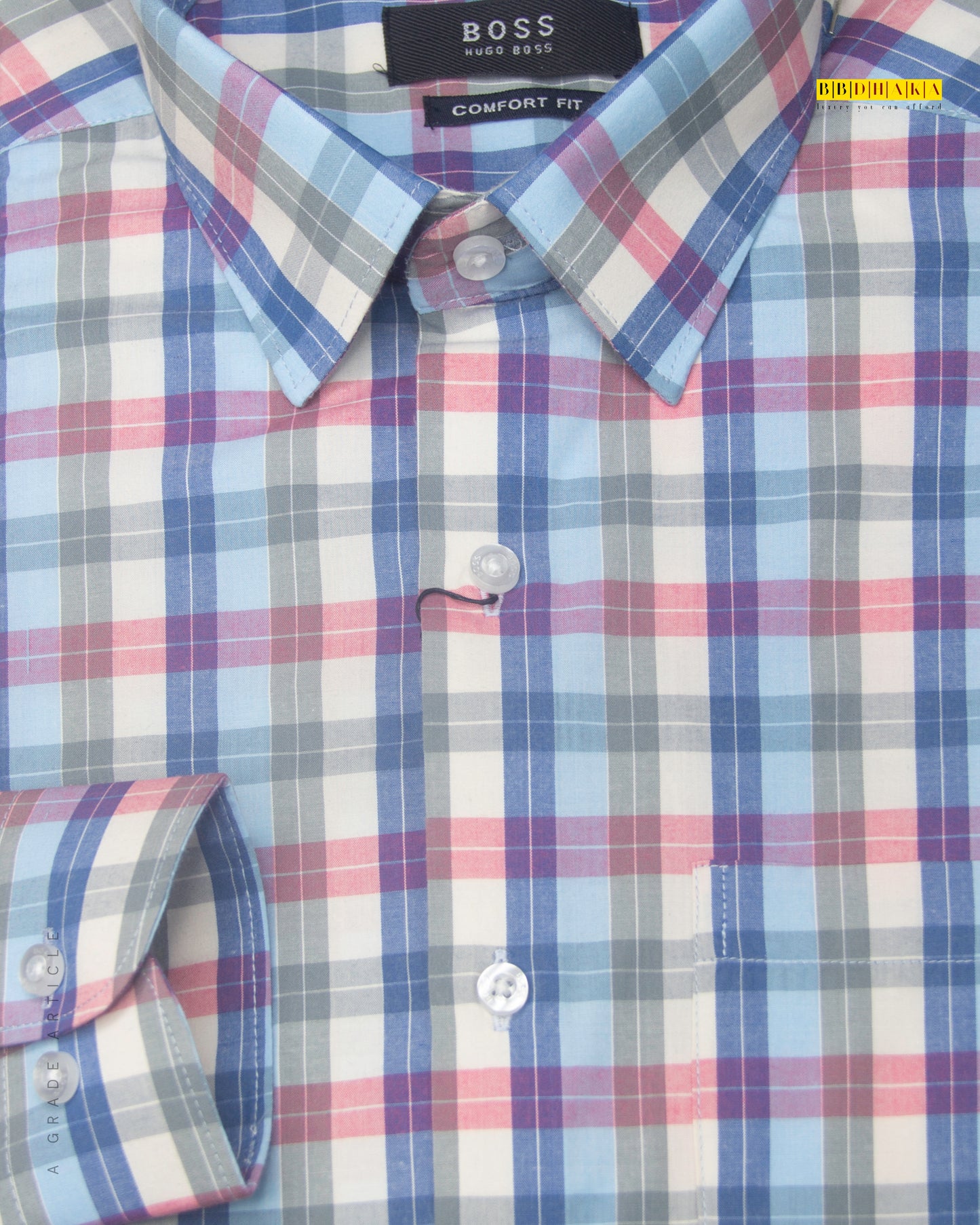 Madras Multi Color Full Sleeve Check Shirt