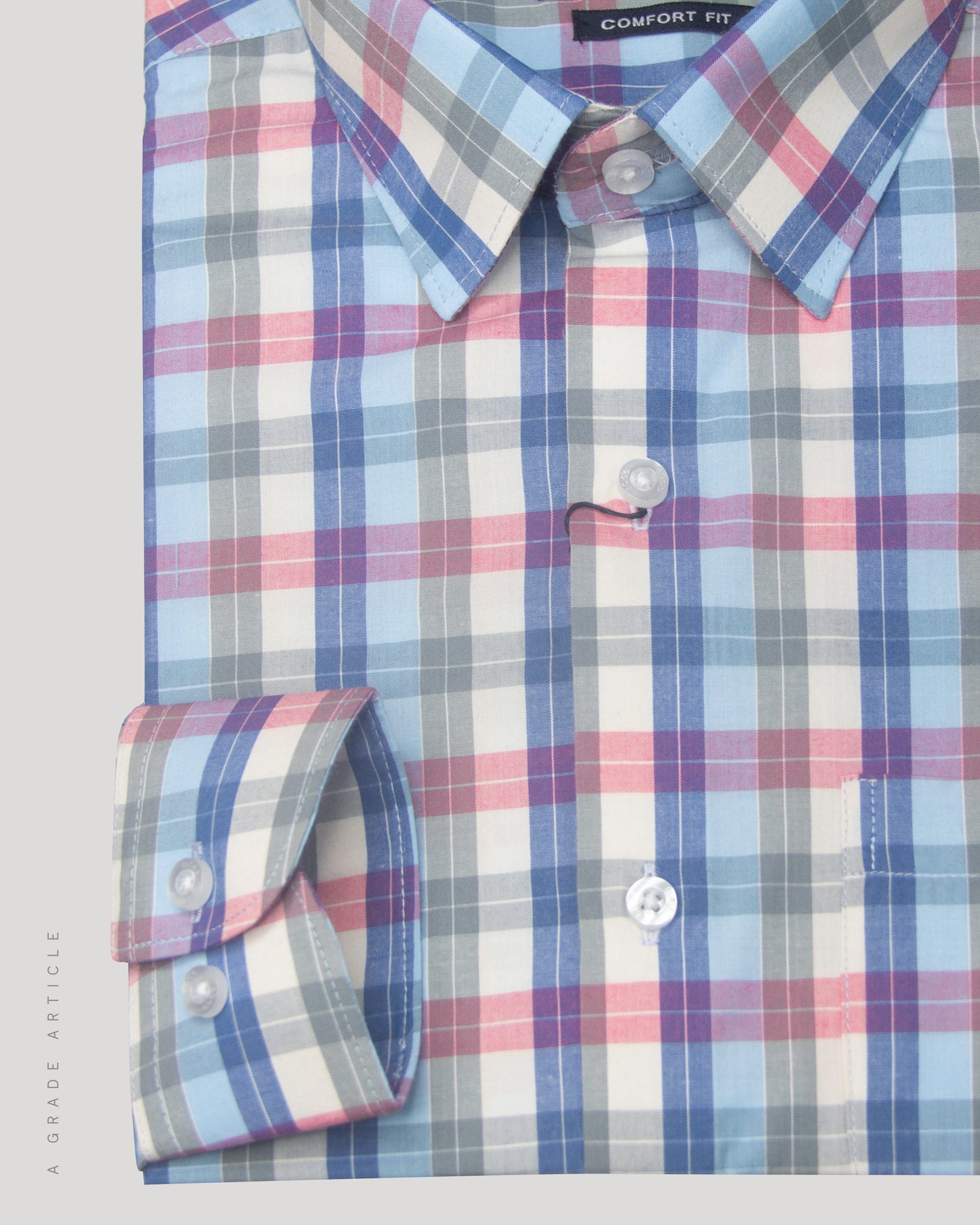 Madras Multi Color Full Sleeve Check Shirt