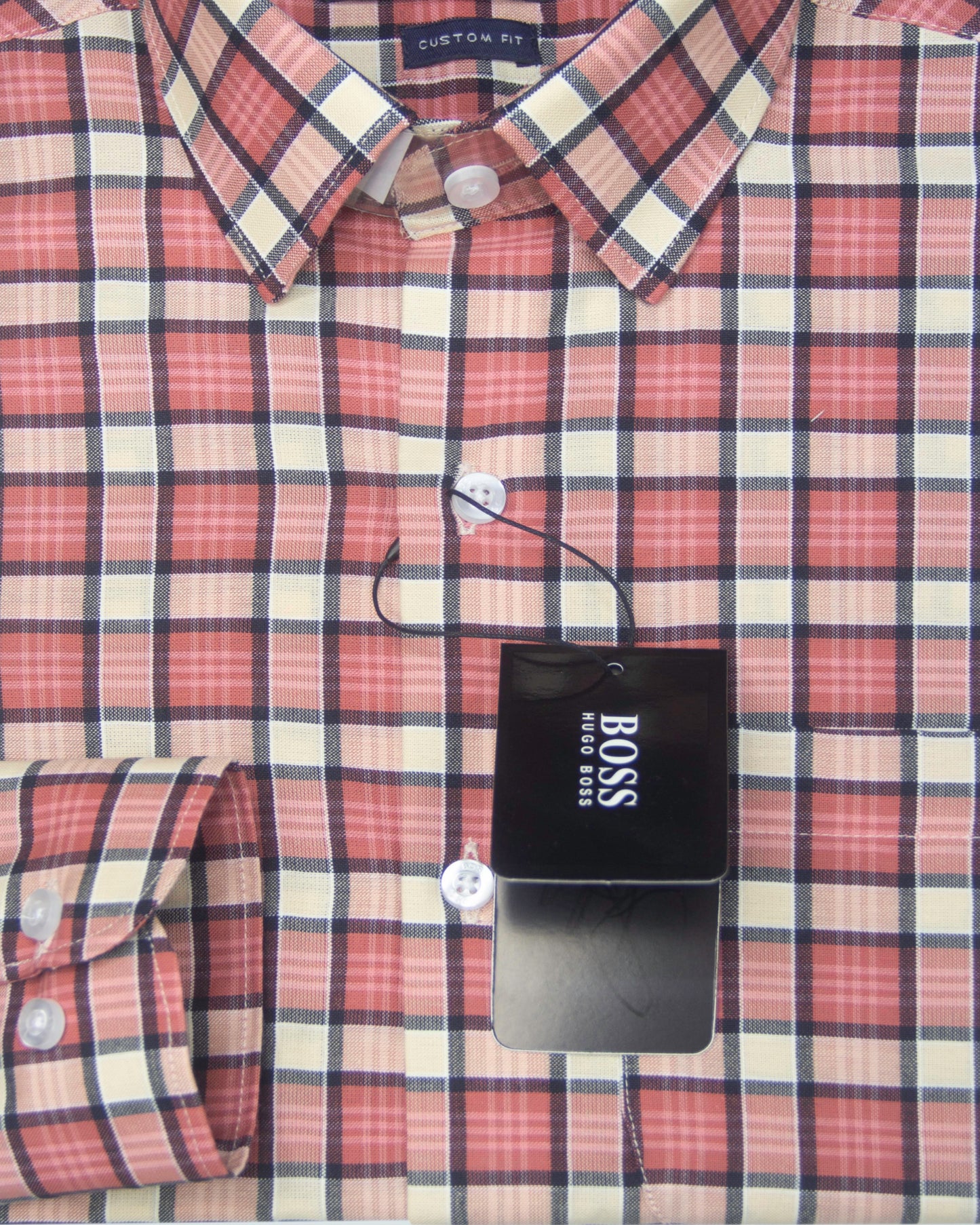 Blush Red Shepherd Full Sleeve Check Shirt