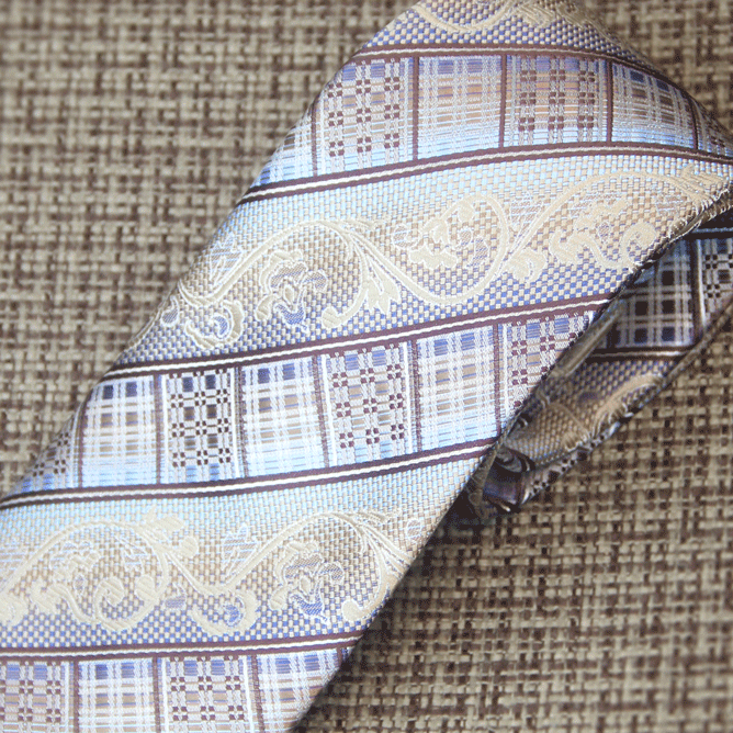 Imperial Cream Paisley Silk Tie