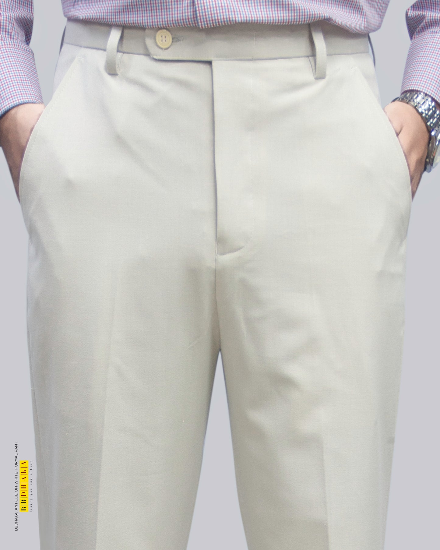 ANTIQUE OFF-WHITE Formal Pant (Suiting Cotton)