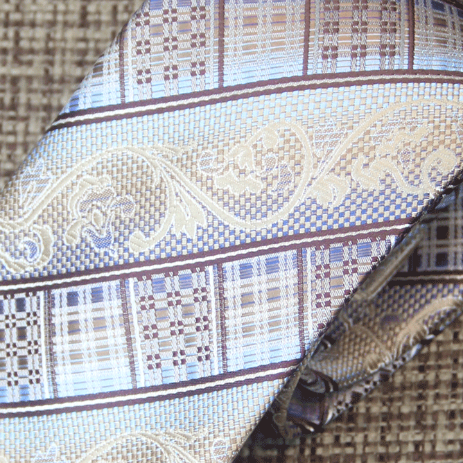 Imperial Cream Paisley Silk Tie
