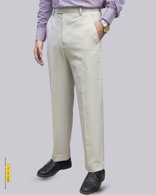 ANTIQUE OFF-WHITE Formal Pant (Suiting Cotton)