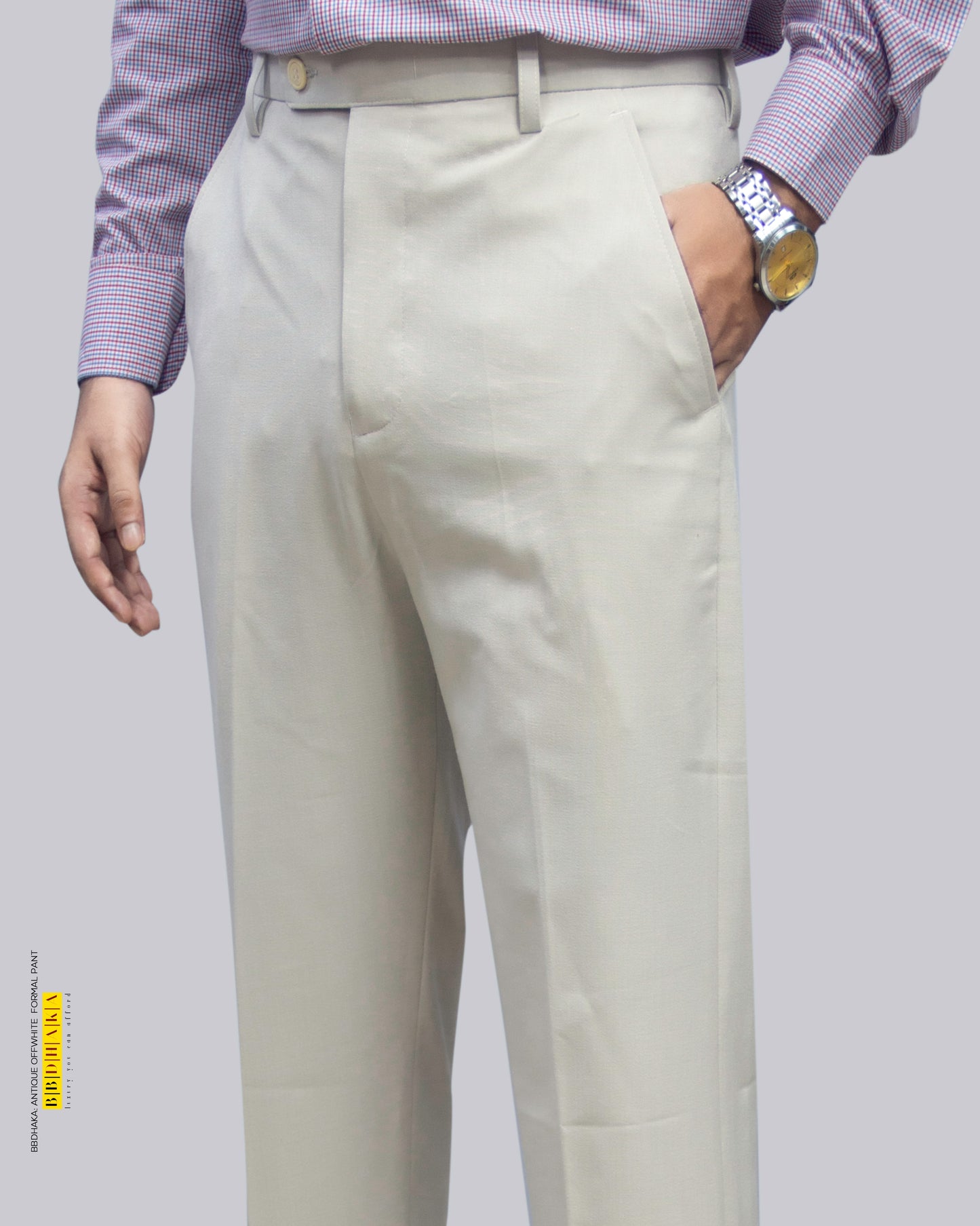 ANTIQUE OFF-WHITE Formal Pant (Suiting Cotton)