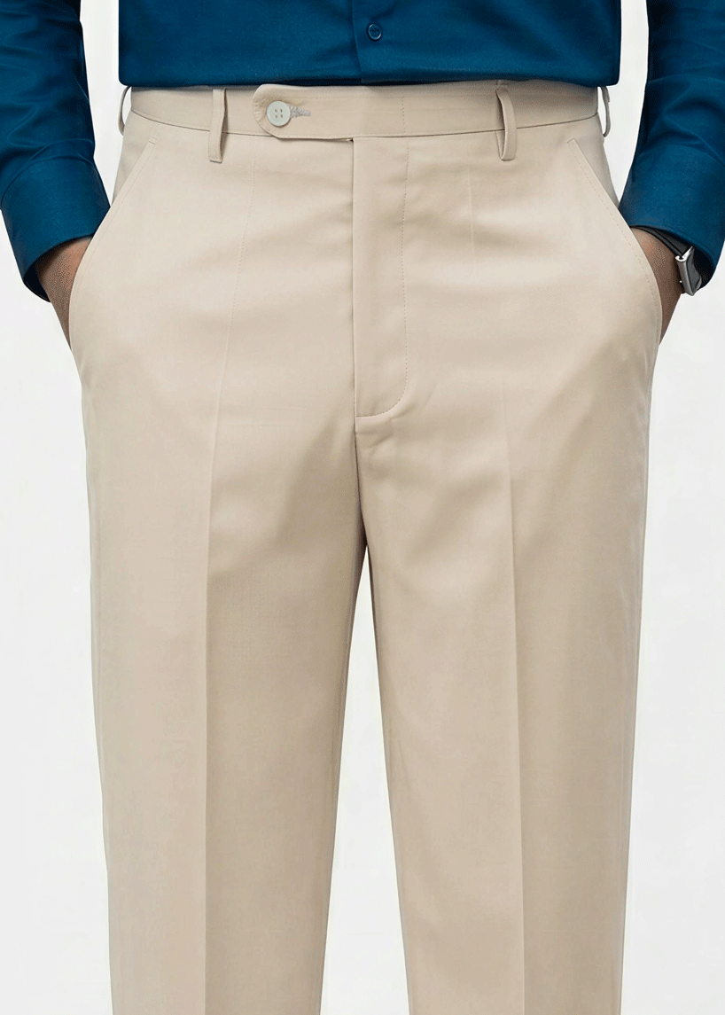 Salmon Beige Formal Pant - New Arrival