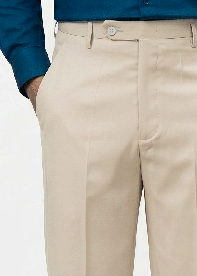 Salmon Beige Formal Pant - New Arrival