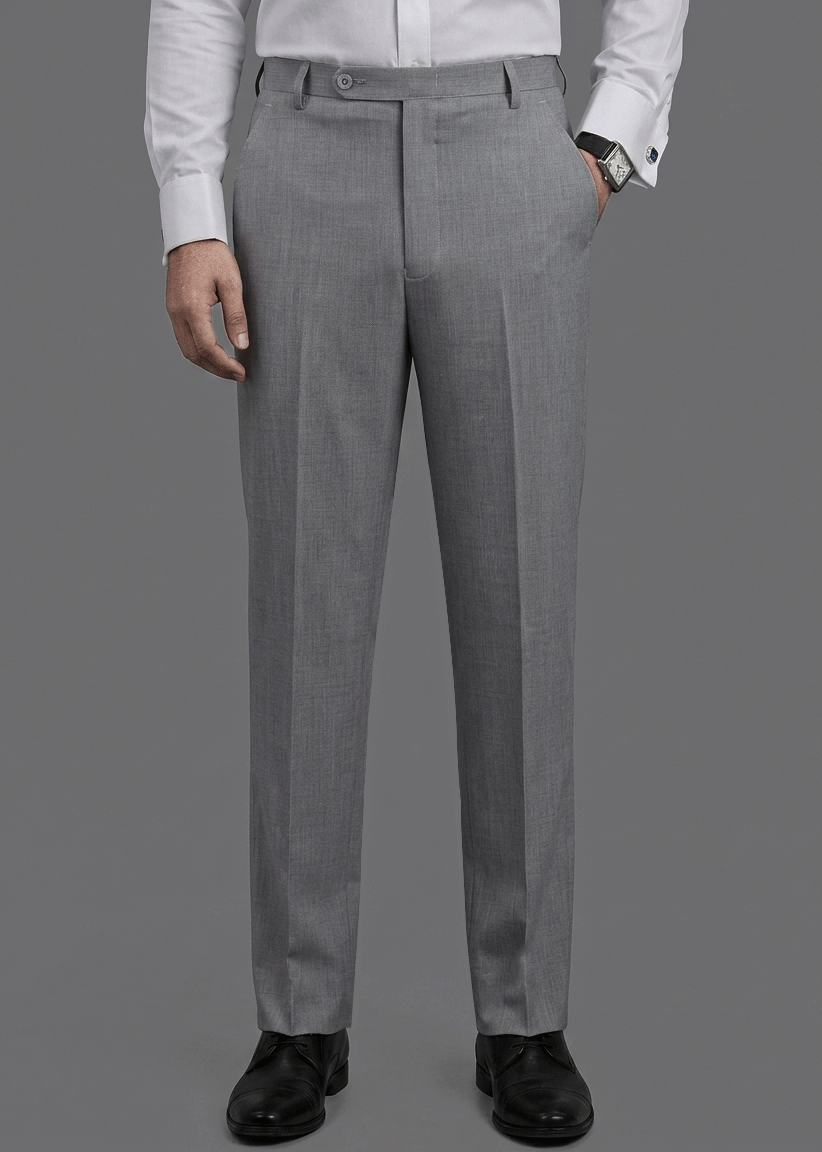 Sliver Ash Executive Formal Pant - Fresh Drop