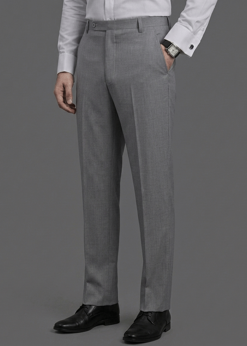 Sliver Ash Executive Formal Pant - Fresh Drop