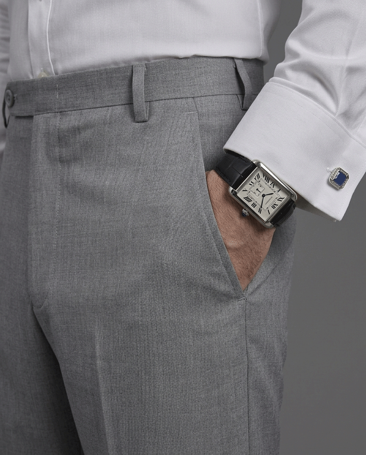 Sliver Ash Executive Formal Pant - Fresh Drop