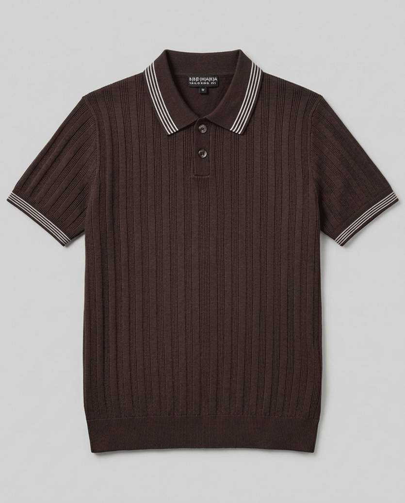 Espresso Summer Knit Polo