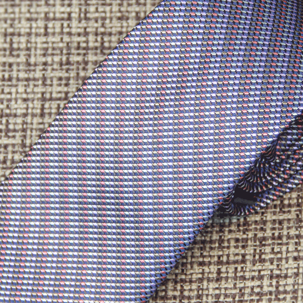 Lavender Blue and Rose Woven Silk Tie