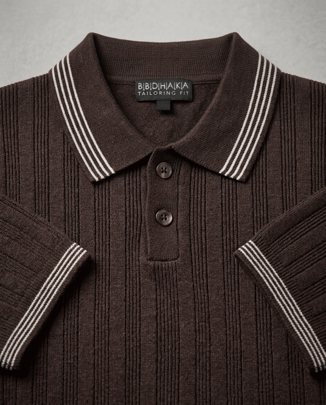 Espresso Summer Knit Polo