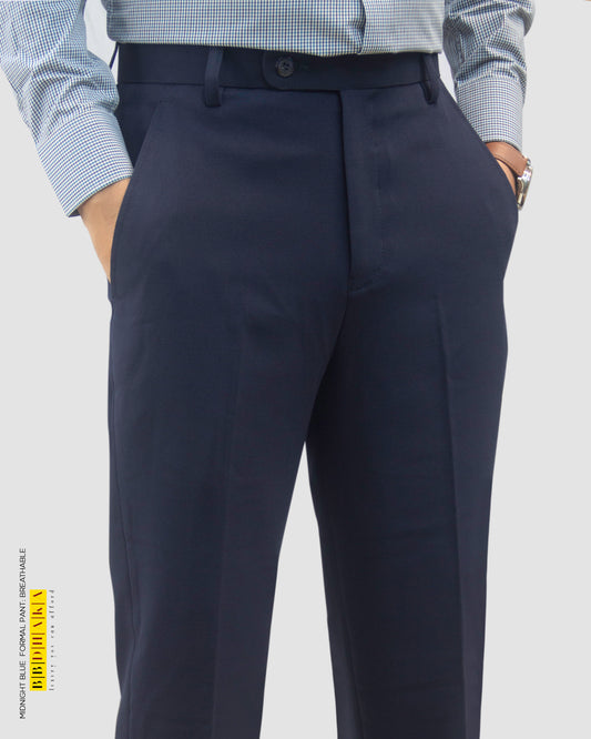 MIDNIGHT BLUE Formal Pant (Breathable)