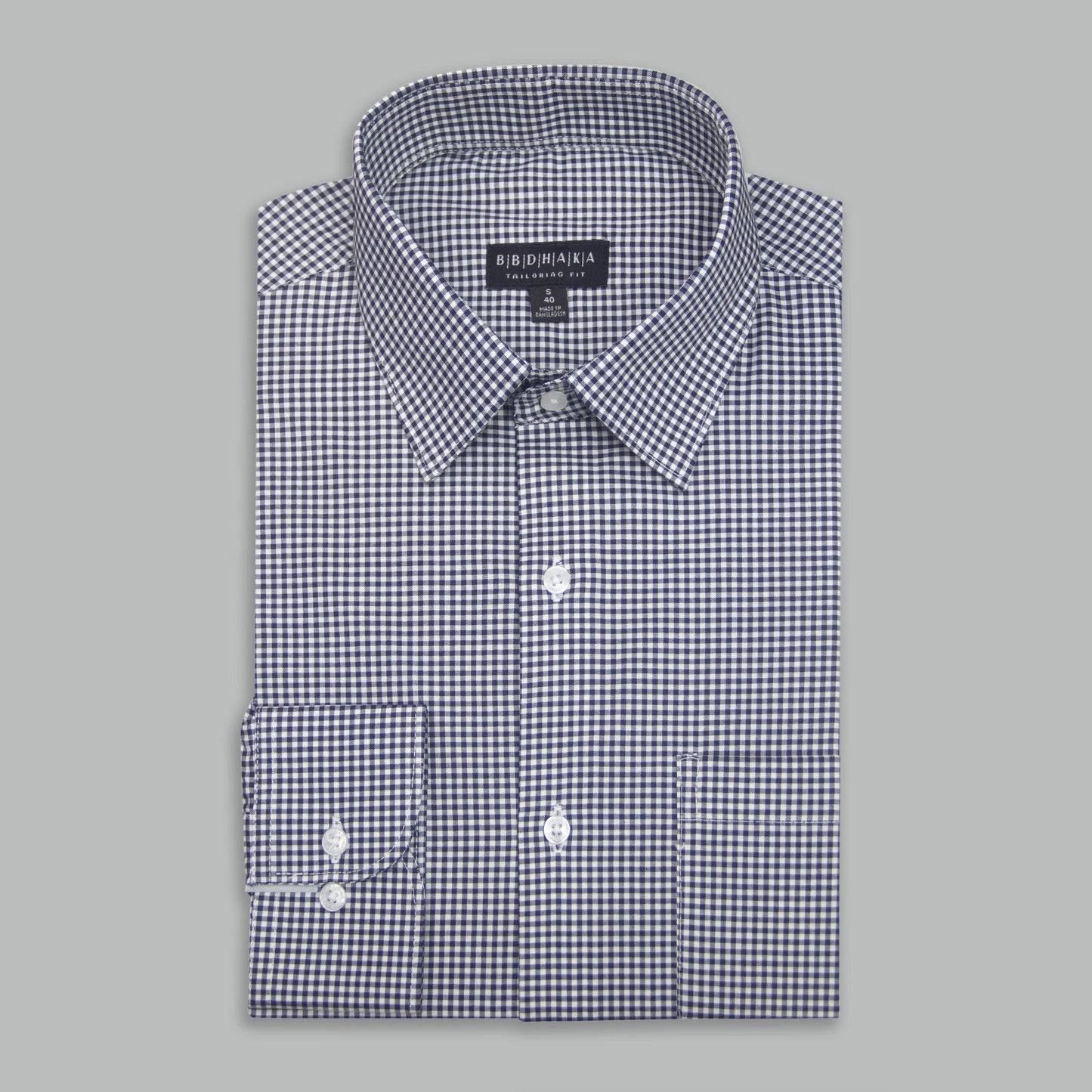 Black Gingham Check Shirt - Exclusive