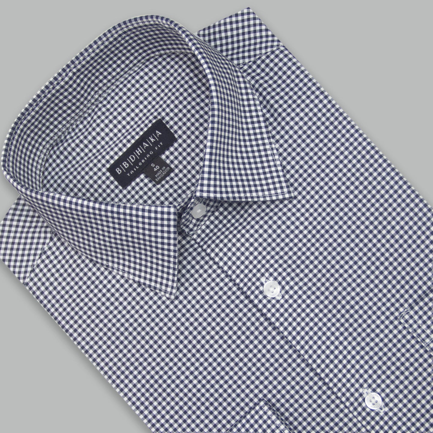 Black Gingham Check Shirt - Exclusive