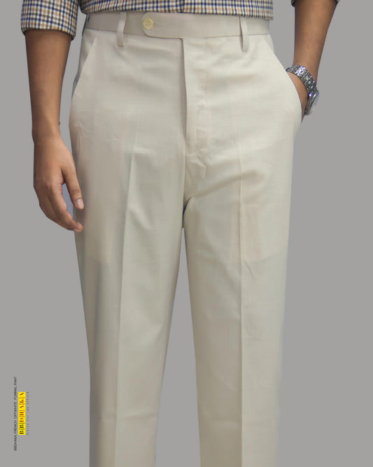 FRENCH OFFWHITE Formal Pant (Suiting Cotton)