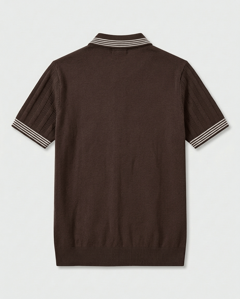 Espresso Summer Knit Polo