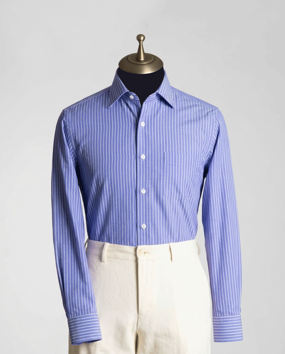Blue Stripe (Business Casual) Formal Shirt - New Article