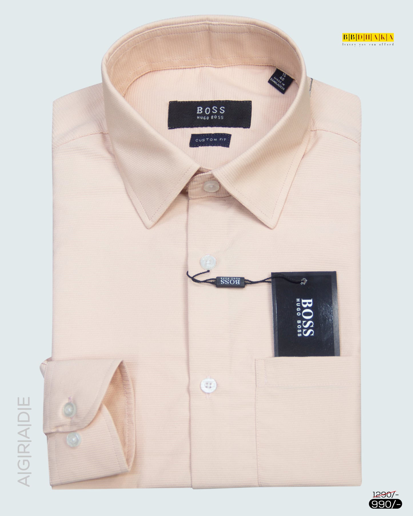 Viscose Light Shade Pink Full Sleeve Shirt